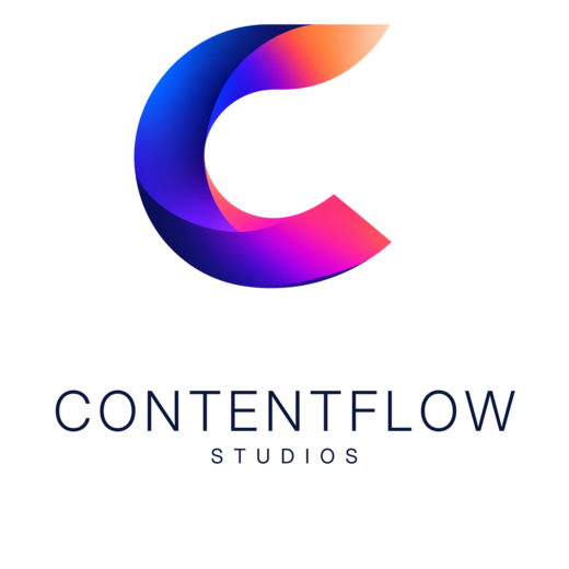 Stacked · navy wordmark — light backgrounds